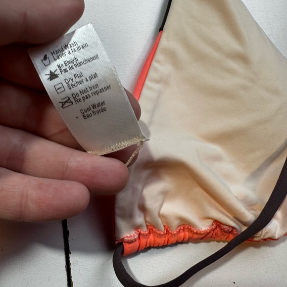 l*Space Jovie Electric Coral Tie Back & Halter Neck Women’s Bikini Top NWT L - Picture 10 of 15